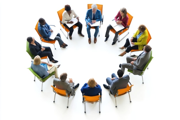 Zespół podczas sesji coachingowej